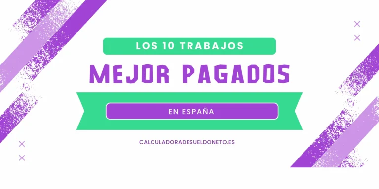 Los 10 trabajos mejor pagados en España