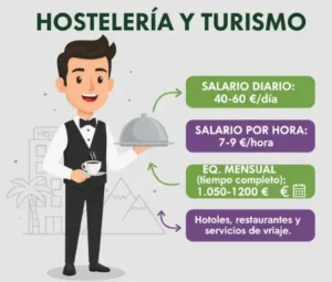 Salarios Mínimos en Hostelería y Turismo en España