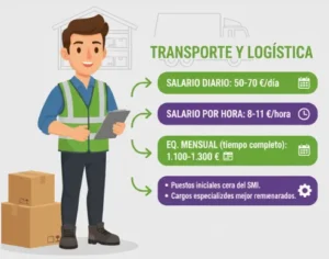 Salarios Mínimos en Transporte y Logística en España