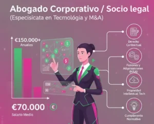 7. Abogado Corporativo  Socio legal (Especialista en Tecnología y M&A)