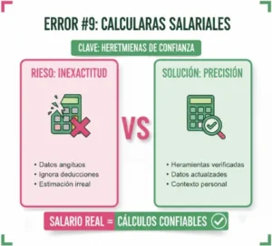Error #9 Usar Calculadoras Salariales Inexactas