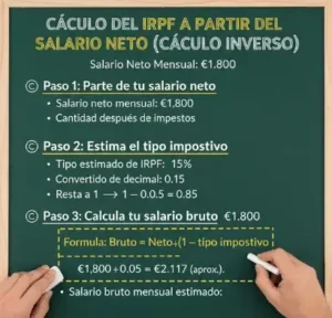 Cálculo del IRPF a Partir Del Salario Neto (Cálculo Inverso)