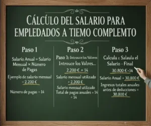 Cálculo del Salario para Empleados a Tiempo Completo