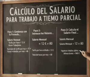 Cálculo del Salario para Trabajo a Tiempo Parcial