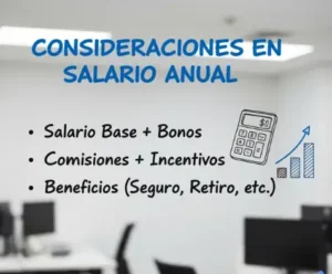 Consideraciones en Salario Anual