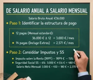 De Salario Anual a Salario Mensual