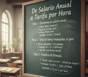 De Salario Anual a Tarifa Por Hora
