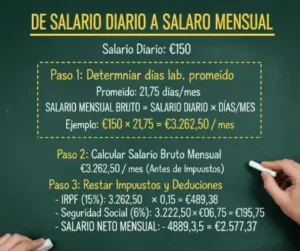 De Salario Diario a Salario Mensual