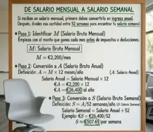 De Salario Mensual a Salario Semanal