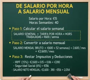 De Salario por Hora a Salario Mensual