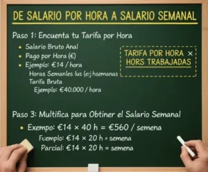 De Salario por Hora a Salario Semanal