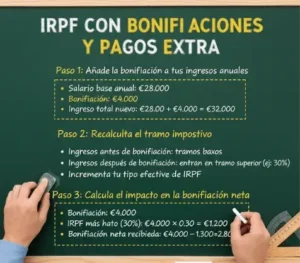 IRPF Con Bonificaciones y Pagos Extra