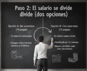 Paso 2 El Salario se Divide (Dos Opciones)