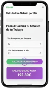 Paso 3: Calcula tu Salario Diario