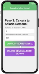 Paso 3 Calcula tu Salario Semanal