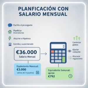Planificación con Salario Mensual