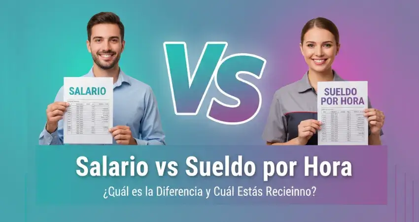 Salario vs Sueldo por Hora: ¿Cuál es la Diferencia y Cuál Estás Recibiendo?
