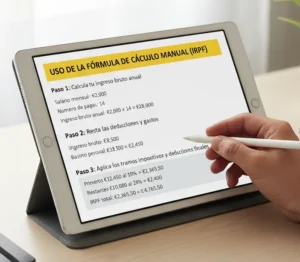 Uso de la Fórmula de Cálculo Manual