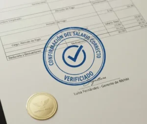 1. Confirmación del Salario Bruto Correcto