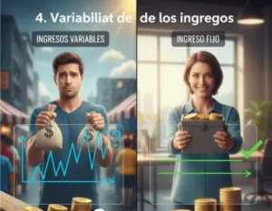 4. Variabilidad de los ingresos