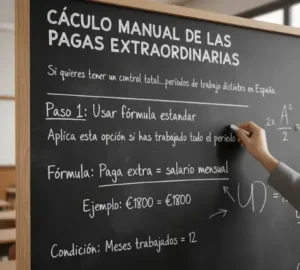 Cálculo Manual de las Pagas Extraordinarias