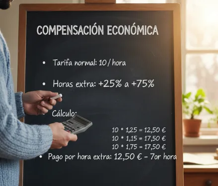 ¿Cómo se calculan las horas extra en España?