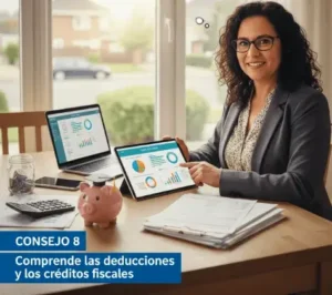 Consejo 8: Comprende las deducciones y los créditos fiscales