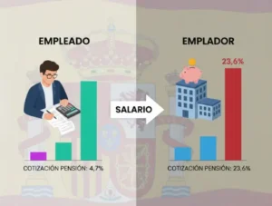 Cotizaciones del empleado vs. del empleador