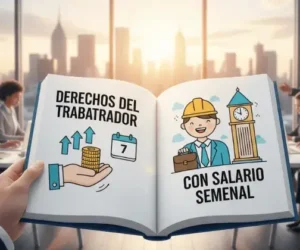 Derechos del trabajador con salario semanal