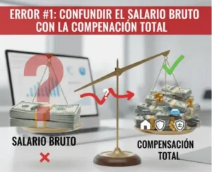 Error #1: Confundir el salario bruto con la compensación total