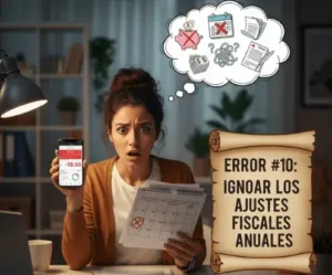 Error #10: Ignorar los ajustes fiscales anuales