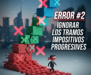 Error #2: Ignorar los tramos impositivos progresivos