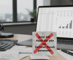 Error #3 Pasar por alto los factores fiscales personales