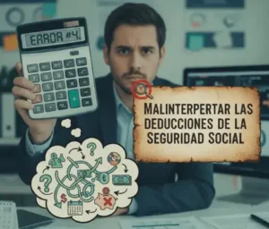 Error #4 Malinterpretar las deducciones de la Seguridad Social