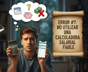 Error #7: No utilizar una calculadora salarial fiable