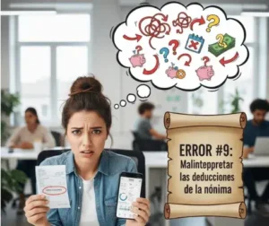 Error #9: Malinterpretar las deducciones de la nómina