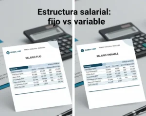 Estructura salarial fijo vs variable