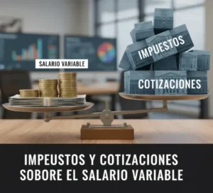 Impuestos y cotizaciones sobre el salario variable