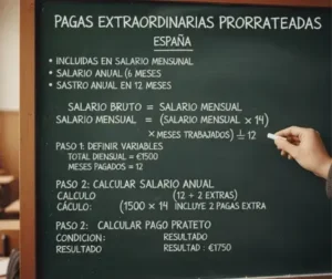Pagas Extraordinarias Prorrateadas