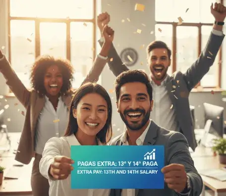Pagas extra 13ª y 14ª paga