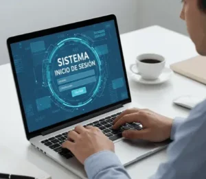 Paso 1 Empiezas a trabajar y entras en el sistema