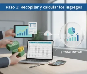 Paso 1 Recopilar y calcular los ingresos