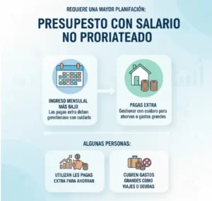 Presupuesto con salario no prorrateado