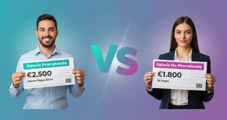 Salario prorrateado vs. no prorrateado en España guía completa de comparación