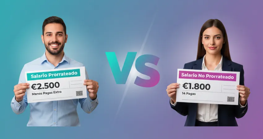 Salario prorrateado vs. no prorrateado en España guía completa de comparación