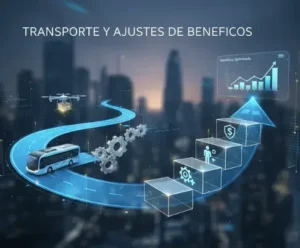 Transporte y ajustes de beneficios