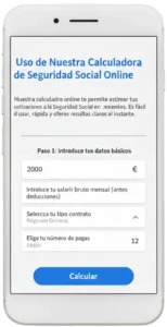 Uso de Nuestra Calculadora de Seguridad Social Online