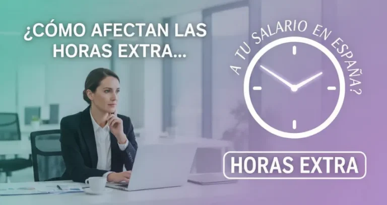 ¿Cómo afectan las horas extra a tu salario en España?