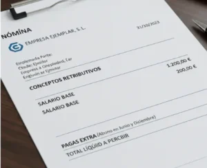 ¿Cómo aparece el salario no prorrateado en la nómina?