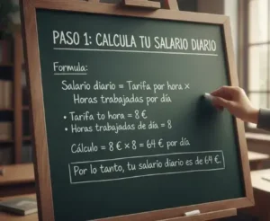 ¿Cómo se calculan los salarios diarios?
